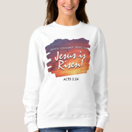 JESUS IS RISEN Sunset Christlich Ostern Sweatshirt