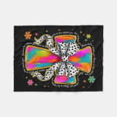 Jesus Is The Reason Christian Cross Coquette Bow C Fleecedecke (Vorderseite (Horizontal))