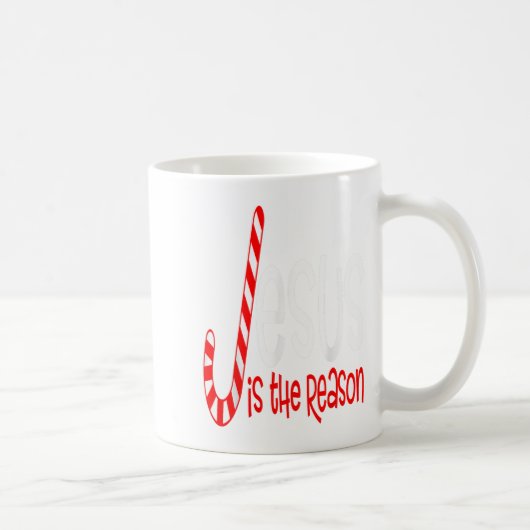 Jesus Is The Reason Christian Religious Christmas Kaffeetasse (Rechts)