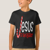 Jesus Is The Reason Christian Religious Christmas T-Shirt (Vorderseite)