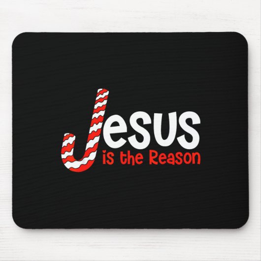 Jesus Is The Reason For The Season Bible Merry Chr Mousepad (Vorne)
