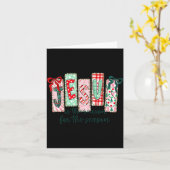 Jesus Is The Reason For The Season Christian Chris Karte (Gelbe Blume)