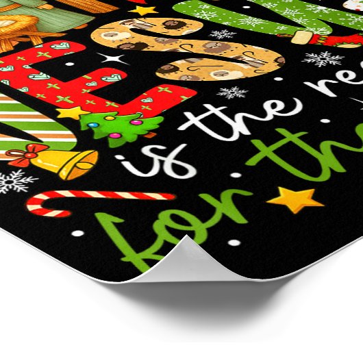 Jesus Is The Reason For The Season Christian Chris Poster (Ecke)