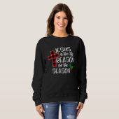 Jesus Is The Reason For The Season Christian Chris Sweatshirt (Vorne ganz)