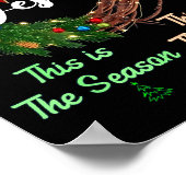 Jesus Is The Reason For The Season Christian Xmas Poster (Ecke)