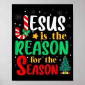 Jesus Is The Reason For The Season Christmas Chris Poster (Vorne)