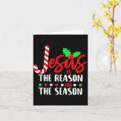Jesus Is The Reason For The Season Christmas Xmas Karte (Gelbe Blume)