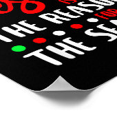 Jesus Is The Reason For The Season Christmas Xmas Poster (Ecke)