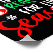 Jesus Is The Reason For The Season Christmas Xmas  Poster (Ecke)