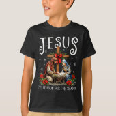 Jesus Is The Reason For The Season Christmas Xmas T-Shirt (Vorderseite)