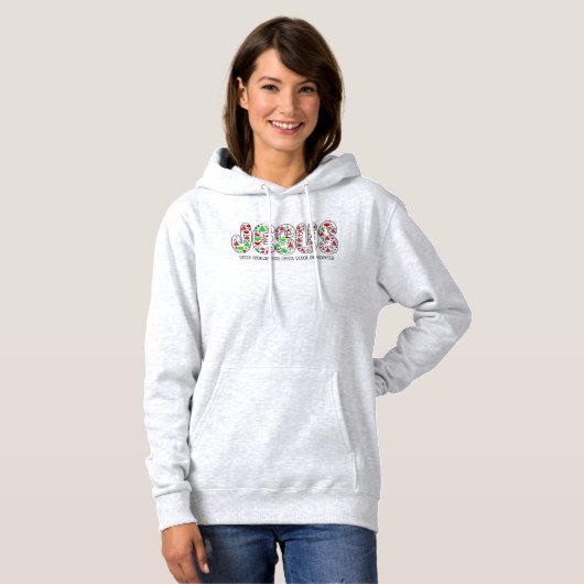 Jesus is the Reason for the Season Hoodie (Vorne ganz)