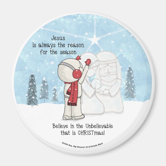 Jesus is the Reason for the Season Magnet (Vorne)