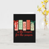 Jesus Is The Reason For The Season, Retro Jesus Ch Karte (Gelbe Blume)