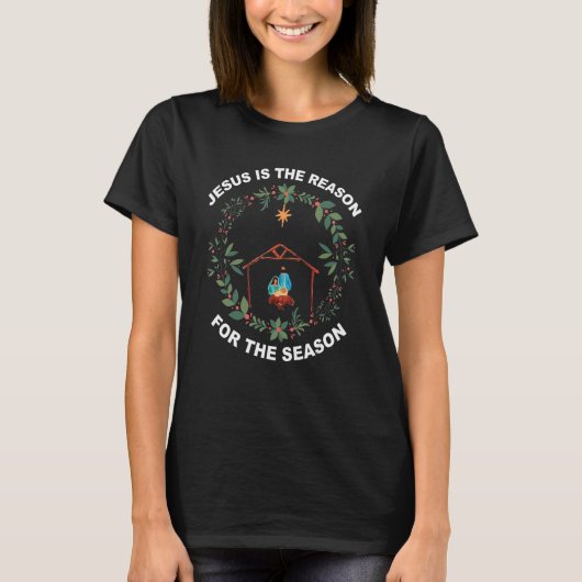 Jesus Is The Reason For The Season T-Shirt (Vorderseite)