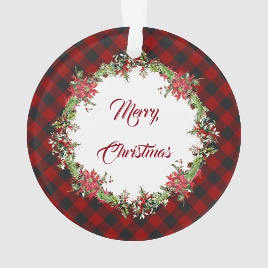 Jesus is the reason personalized ornament (Rückseite)