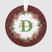 Jesus is the reason personalized ornament (Vorderseite)