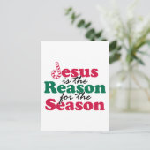 Jesus is the Reason Postkarte (Stehend Vorderseite)