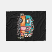 Jesus Is With You Through Every Journey Camper Chr Fleecedecke (Vorderseite (Horizontal))