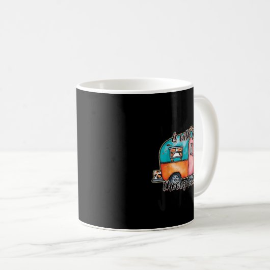 Jesus Is With You Through Every Journey Camper Chr Kaffeetasse (VorderseiteRechts)