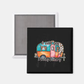 Jesus Is With You Through Every Journey Camper Chr Magnet (Vorderseite/Rückseite)