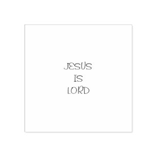 JESUS IST 2 x 2_ Gummistempel