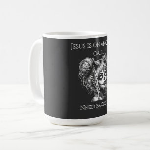 Jesus ist am anderen Telefon – Succubus-Backup Kaffeetasse