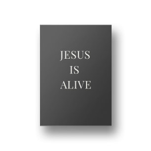 Jesus ist am Leben Christliches Wandkunstposter Poster