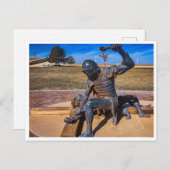 Jesus ist an das Kreuz gebunden Postkarte (Vorne/Hinten)