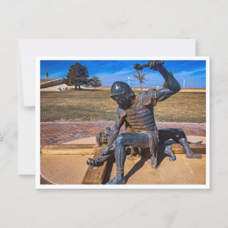 Jesus ist an das Kreuz gebunden Postkarte