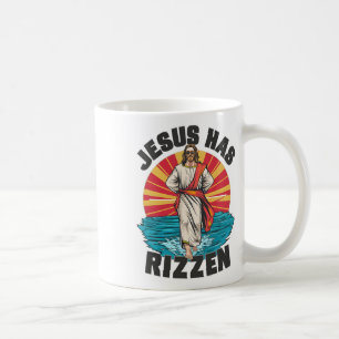 Jesus ist auferstanden Wear Design Lustiger Osters Kaffeetasse