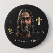 Jesus ist bei dir button (Vorderseite)