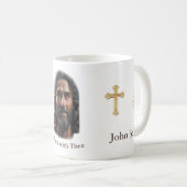 Jesus ist bei dir kaffeetasse (VorderseiteRechts)