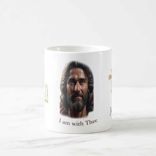 Jesus ist bei dir kaffeetasse (Mittel)