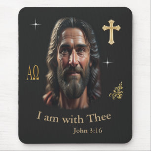 Jesus ist bei dir mousepad