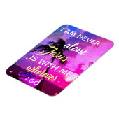 Jesus ist bei mir | Beach Palm Tree Farbenfrohe Ma Magnet (Linke Seite)