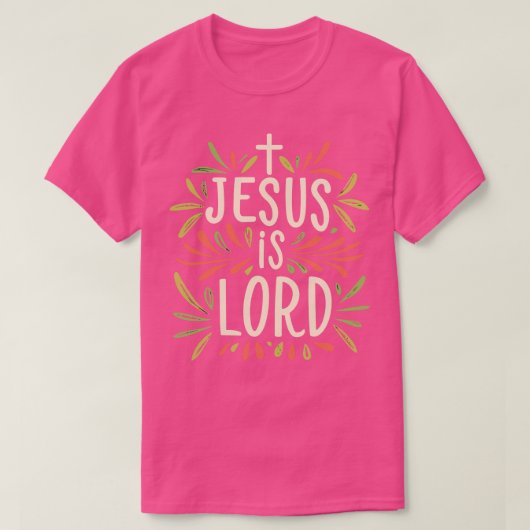 Jesus ist Christlicher Herr T-Shirt (Design vorne)