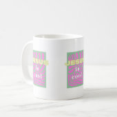 Jesus ist Cool, Christliche Tasse, Kaffee Kaffeetasse (Vorderseite Links)