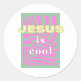 Jesus ist Cool, PopArt Sticker , Christliches Gesc