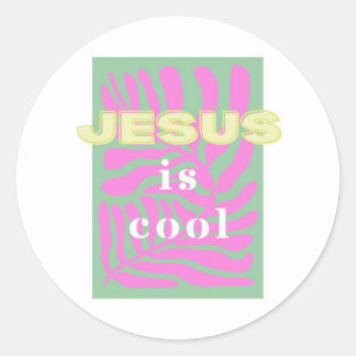 Jesus ist Cool, PopArt Sticker , Christliches Gesc