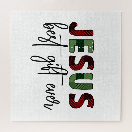 Jesus ist das beste Geschenk aller Zeiten, Christl Puzzle (Horizontal)