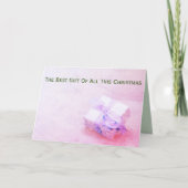 Jesus ist das beste Geschenk für Weihnachten Chris Karte (Vorderseite)
