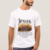 Jesus ist das Brot des Lebens T-Shirt (Vorderseite)