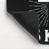 Jesus ist das Christliche Glaubenskreuz Mousepad (Ecke)
