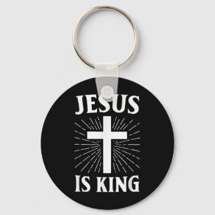 Jesus ist das Christliche Glaubenskreuz Schlüsselanhänger