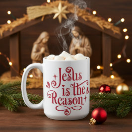 Jesus ist das Christliche Weihnachtsfest Kaffeetasse