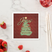 Jesus ist das Christliche Weihnachtsfest Serviette (Beispiel)