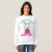 Jesus ist das Christlichste Geschenk für Frauen un Sweatshirt (Vorne ganz)