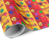 Jesus ist das Felsen-Packpapier Geschenkpapier (Rolleneckpunkt)