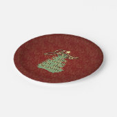 Jesus ist das Grund-christliche Weihnachten Pappteller (Schrägansicht)