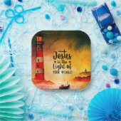 Jesus ist das Licht der Welt-Bibelverse Pappteller (Party)
